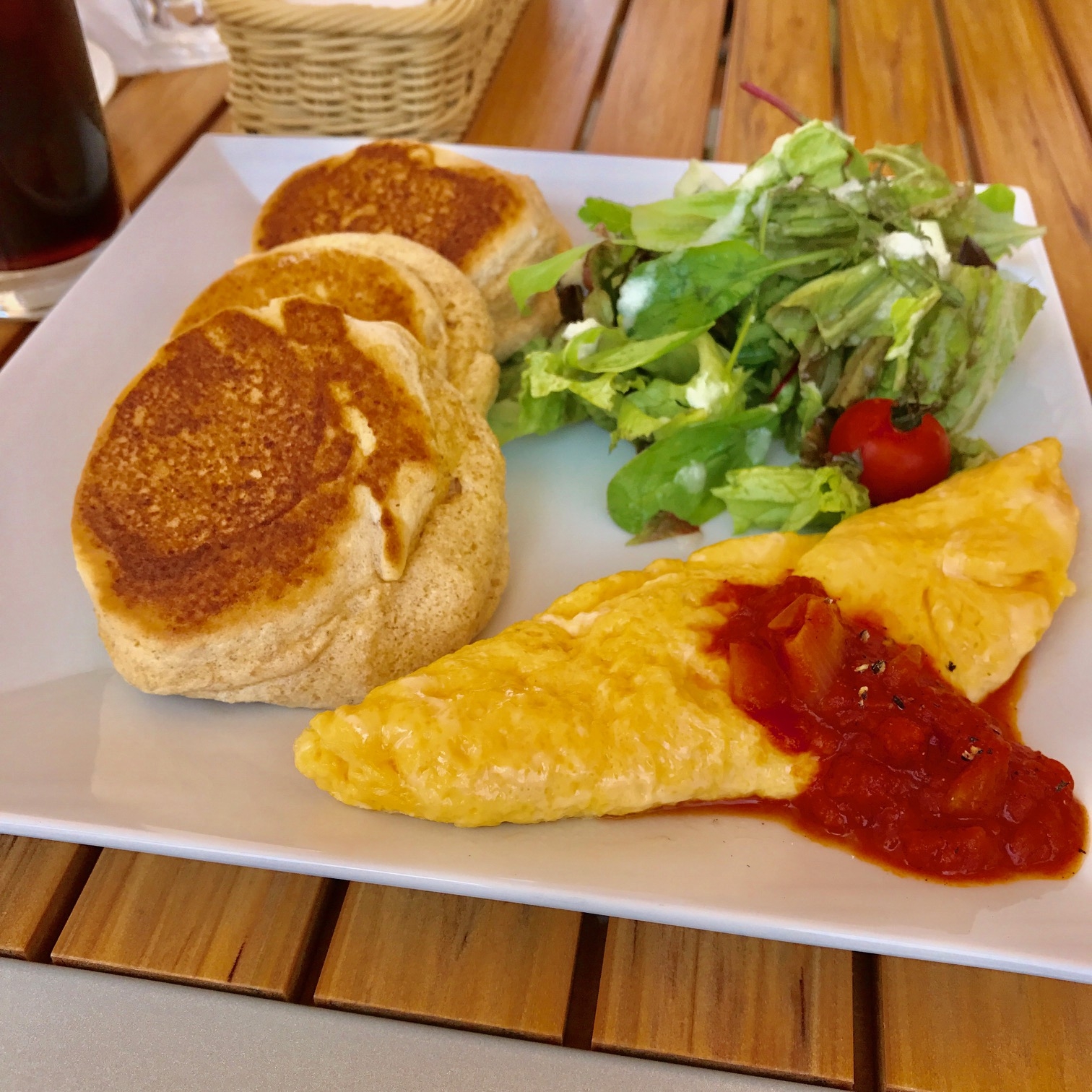 お食事パンケーキ